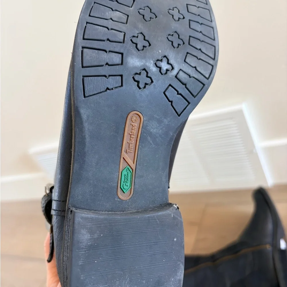 Timberland Savin Hill Black Leather Riding Boots